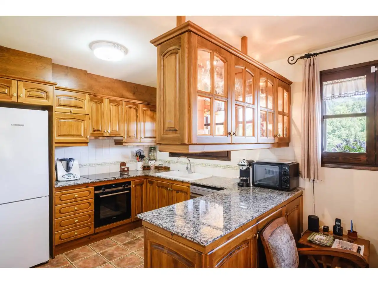 Cocina de Casa o chalet en venta en Castell de l'Areny con Calefacción, Jardín privado y Terraza