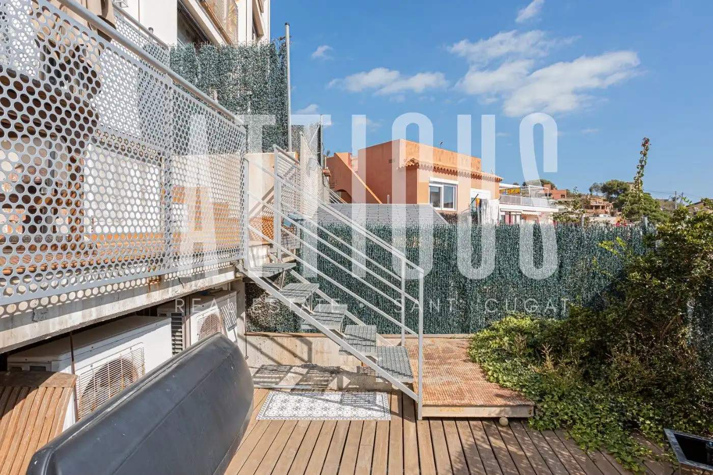 Terrassa de Casa adosada en venda en Barcelona amb Aire condicionat, Calefacció i Parquet