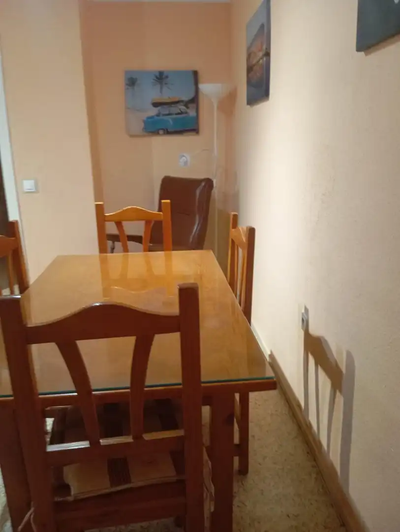 Dining room of Flat for rent in Sevilla  with Air Conditioner and Furnished