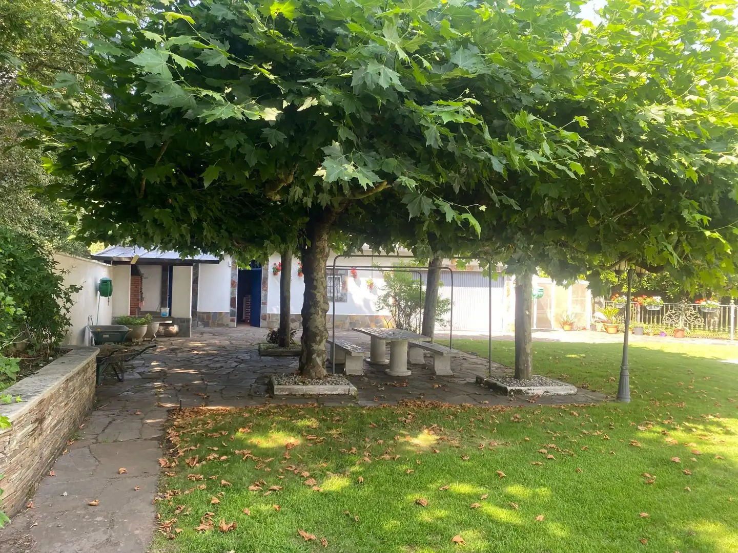 Jardín de Casa o chalet en venta en Lugo con Calefacción, Piscina y Amueblado