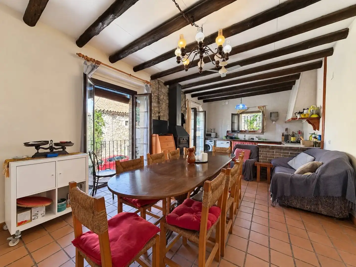 Dining room of Houses for sale in Biure, Girona