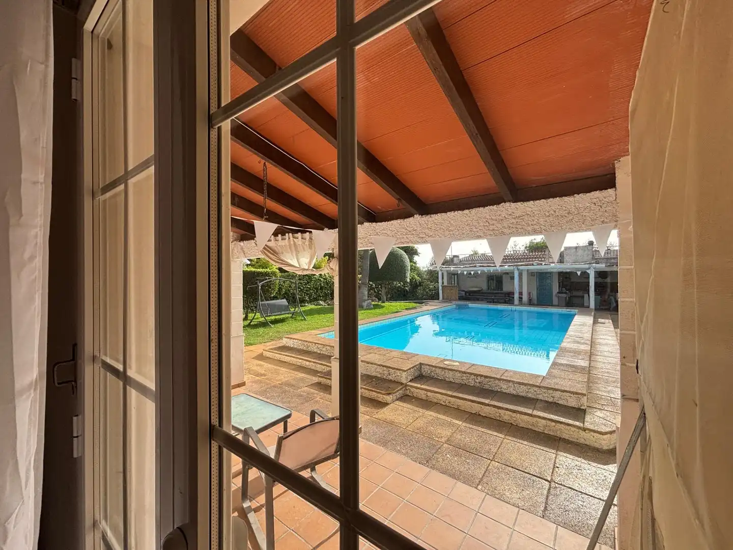 Piscina de Finca rústica en venta en Llucmajor con Aire acondicionado, Calefacción y Jardín privado