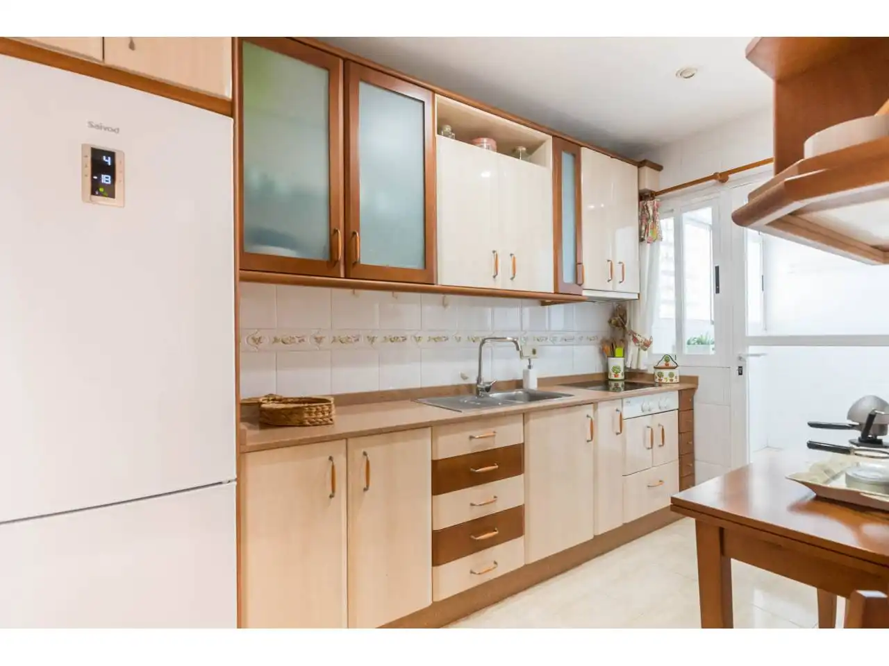 Kitchen of Flat for sale in Cartagena  with Air Conditioner, Terrace and Storage room