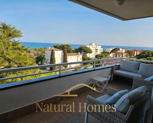 Balcony of Attic to rent in Sant Vicenç de Montalt  with Air Conditioner, Heating and Terrace