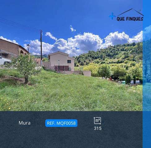 Terreno residencial en Venta en Calle de Montcau, 24 en Mura