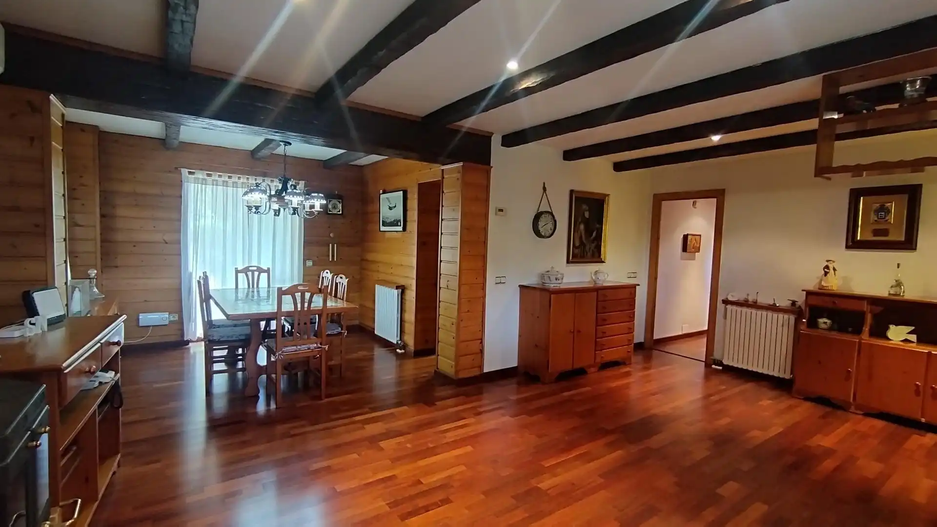 Esszimmer von Haus oder Chalet zum Verkauf in Sant Pere de Vilamajor mit Klimaanlage, Heizung und Privatgarten