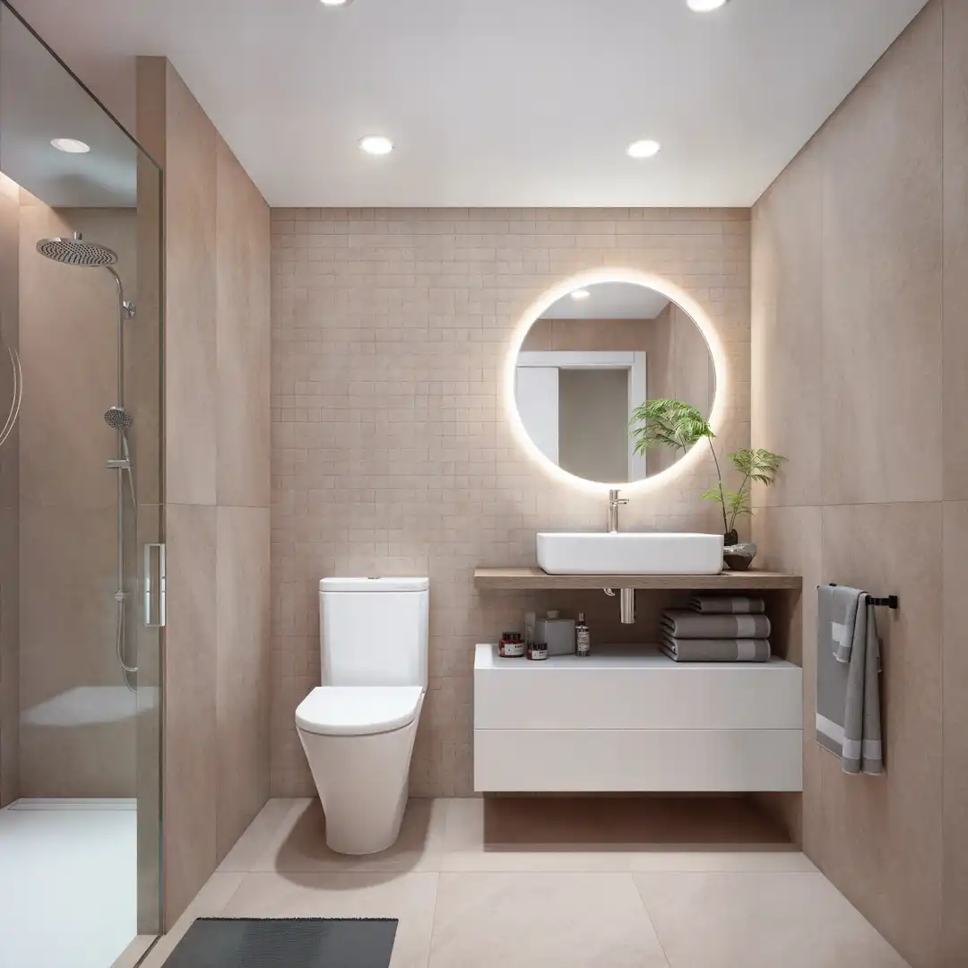 Bathroom of Houses for sale in Sant Cugat del Vallès  with Air Conditioner, Heating and Private garden