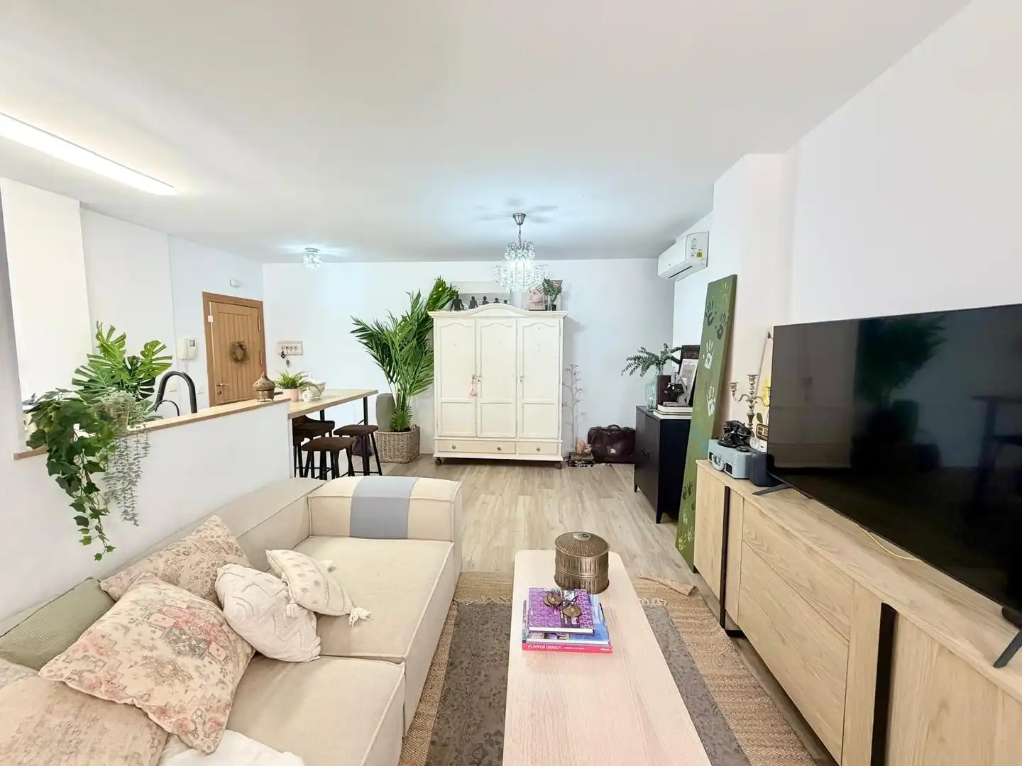 Living room of Flat for sale in Roquetas de Mar  with Air Conditioner, Heating and Terrace