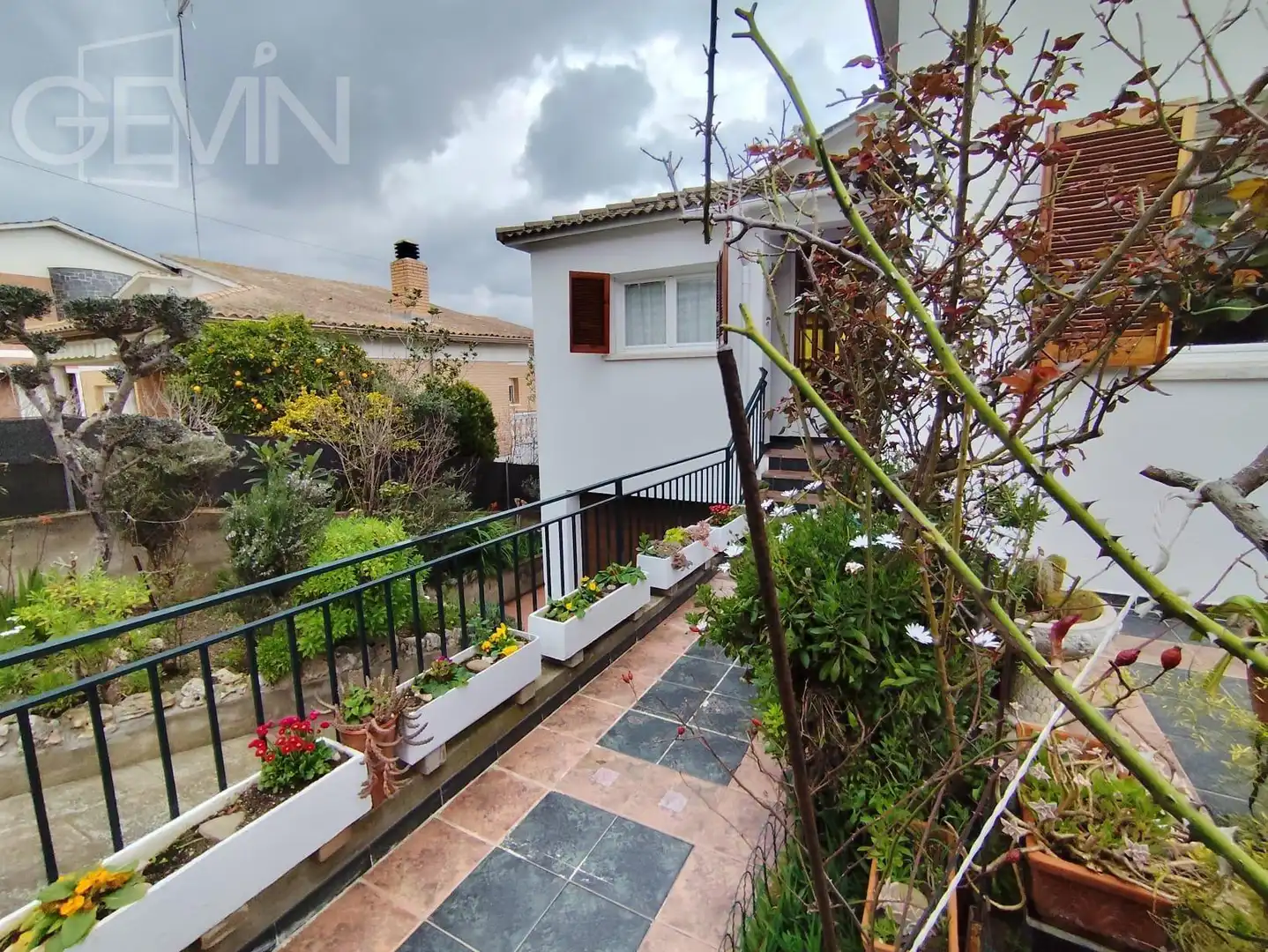 Vista exterior de Casa o xalet en venda en Caldes de Montbui amb Aire condicionat, Calefacció i Jardí privat
