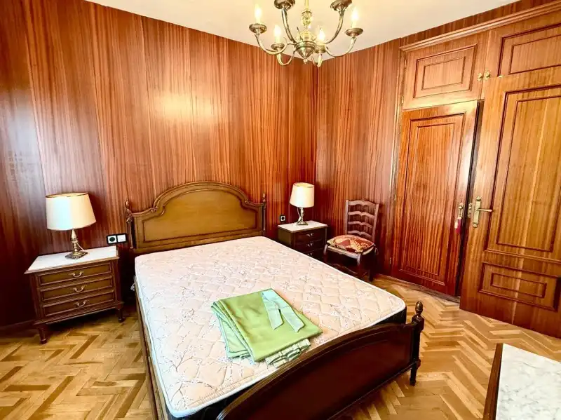 Schlafzimmer von Wohnung zum Verkauf in El Espinar mit Heizung, Privatgarten und Parkett