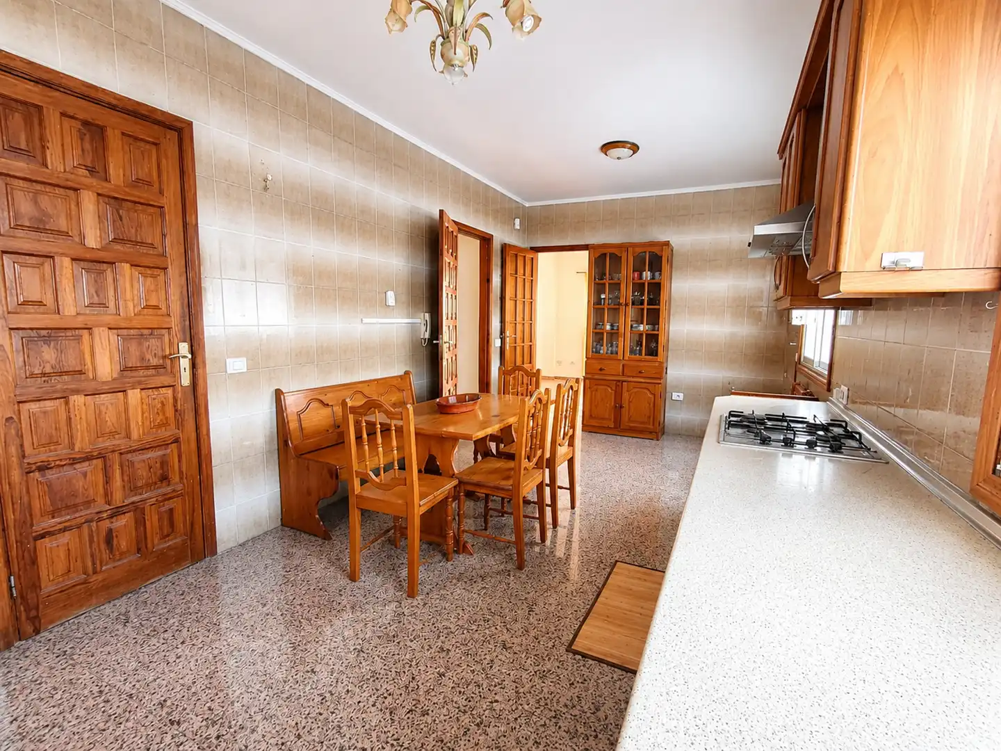Cuina de Casa o xalet en venda en Los Realejos amb Jardí privat, Terrassa i Moblat
