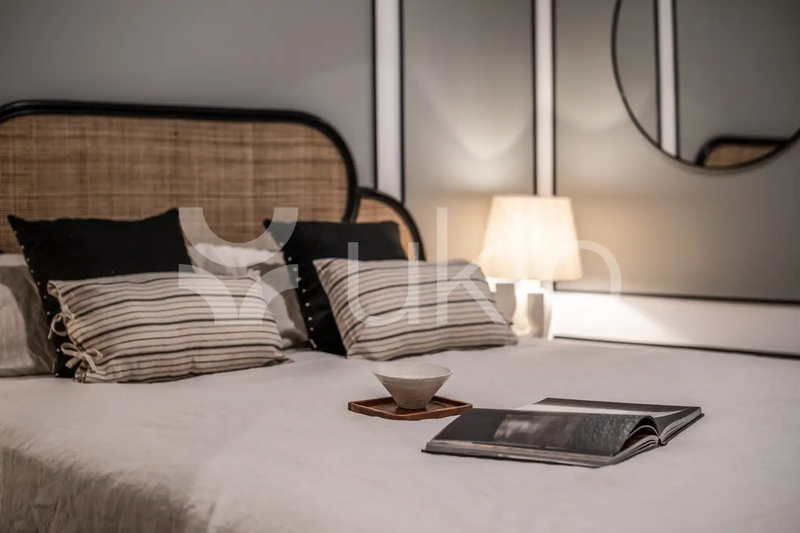 Schlafzimmer von Wohnungen zur Miete in Madrid mit Klimaanlage, Heizung und Möbliert