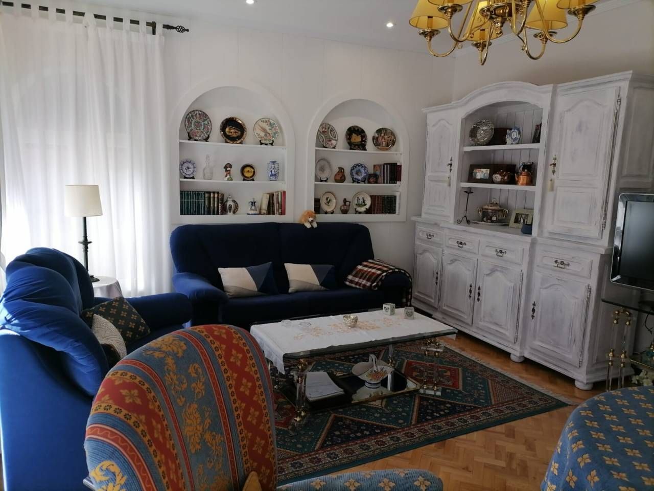 Wohnzimmer von Wohnung zum verkauf in Ciudad Rodrigo mit Parkett und Möbliert