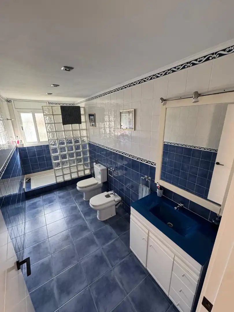 Baño de Casa o chalet en venta en Abrera con Aire acondicionado, Jardín privado y Parquet