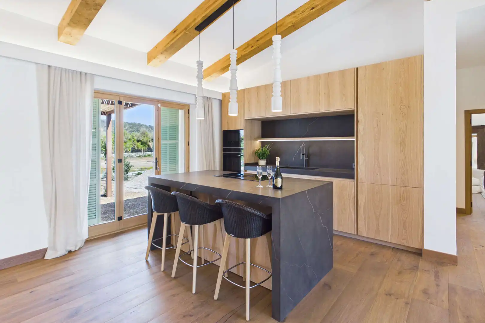 Cocina de Finca rústica en venta en Capdepera con Aire acondicionado, Calefacción y Parquet