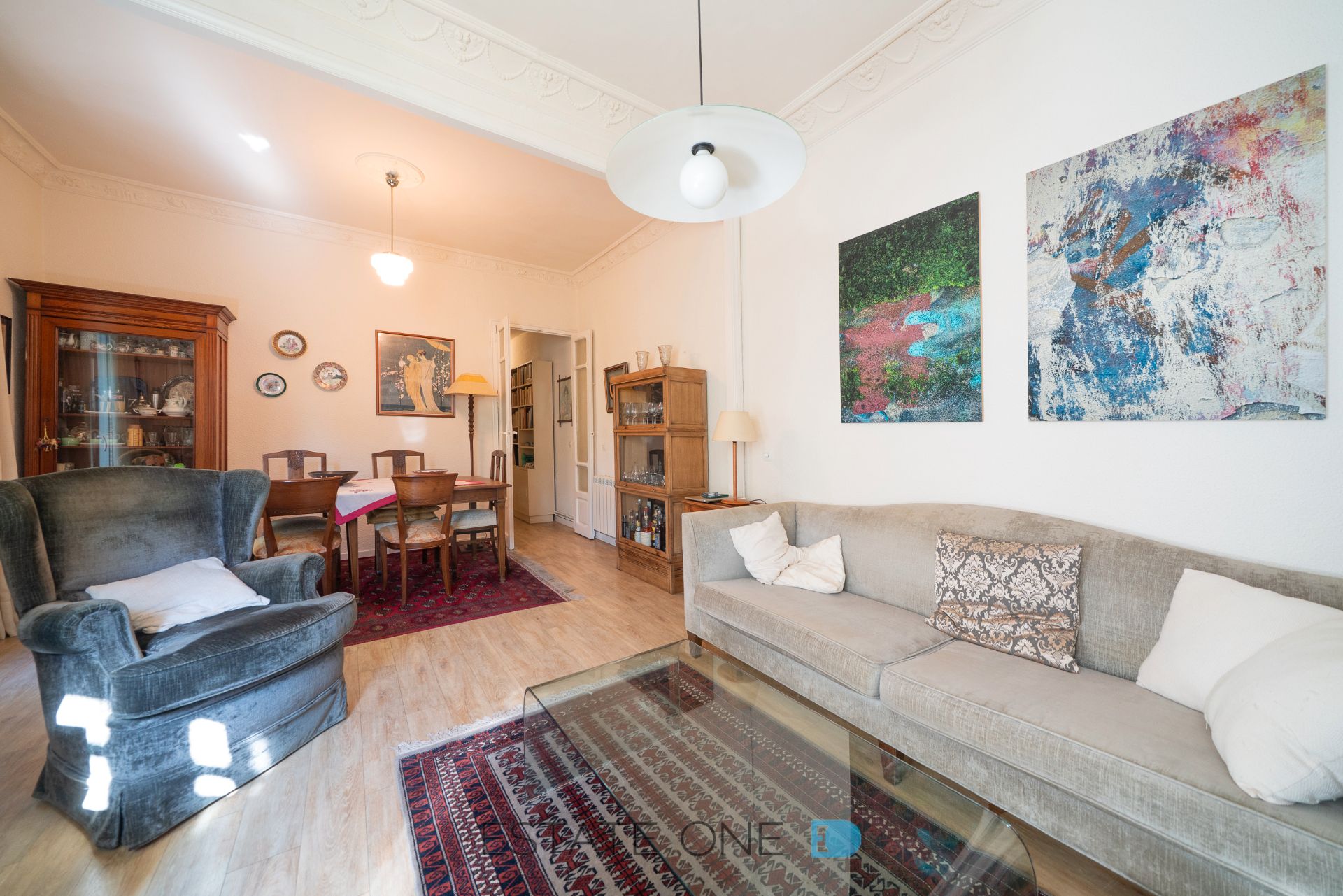 Sala d'estar de Pis en venda en  Madrid Capital amb Aire condicionat, Calefacció i Traster