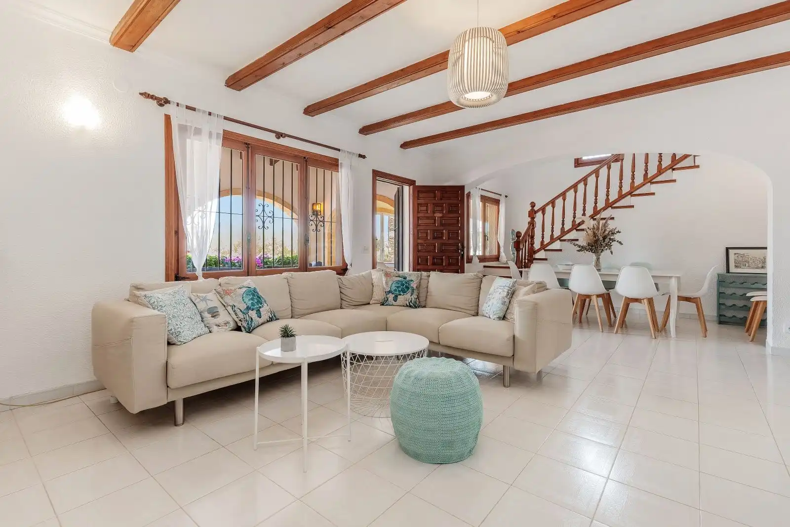 Sala de estar de Casa o chalet en venta en Moraira con Aire acondicionado, Calefacción y Terraza