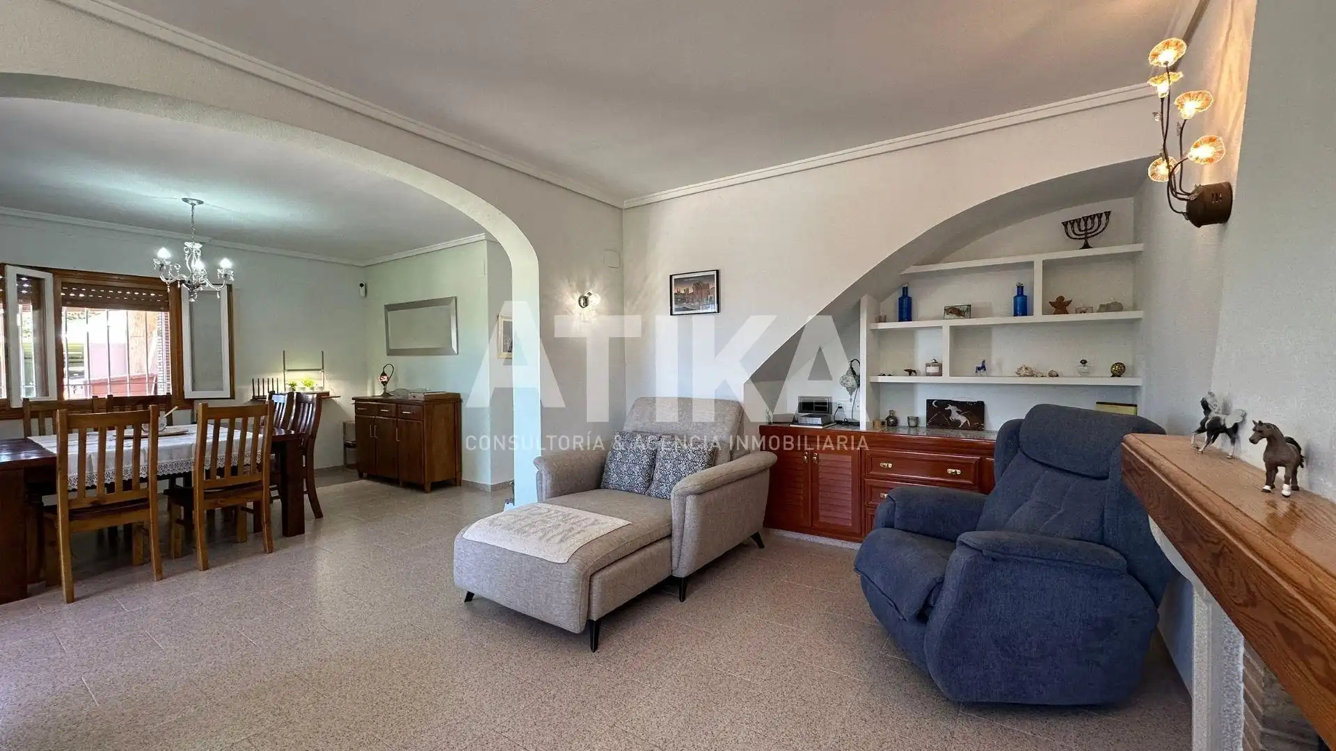 Sala de estar de Casa o chalet en venta en Agullent con Calefacción, Terraza y Trastero