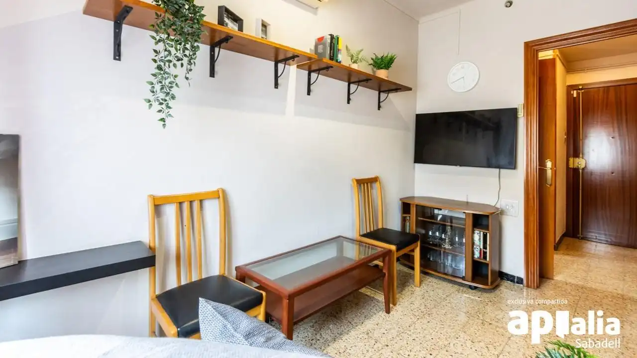 Sala d'estar de Pis en venda en Sabadell amb Aire condicionat, Calefacció i Balcó