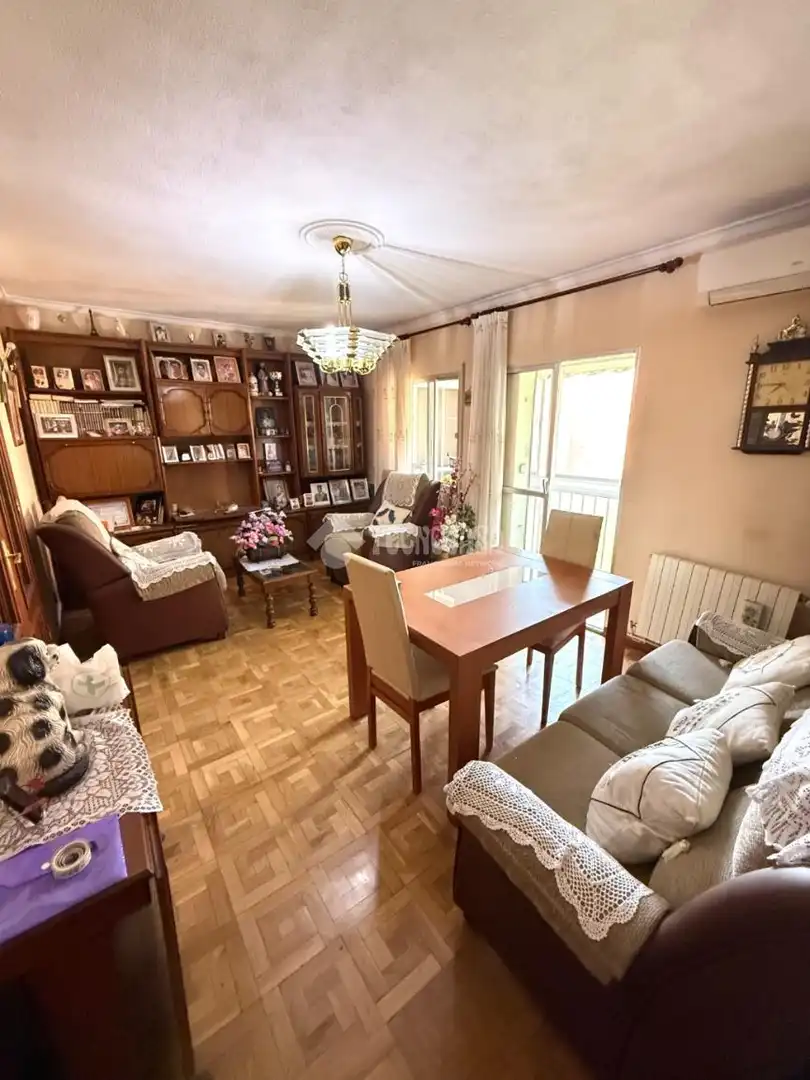 Wohnzimmer von Wohnung zum Verkauf in Madrid mit Klimaanlage, Heizung und Terrasse