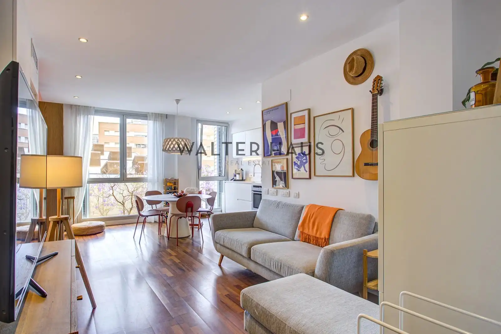 Sala d'estar de Àtic en venda en Barcelona amb Aire condicionat, Terrassa i Balcó