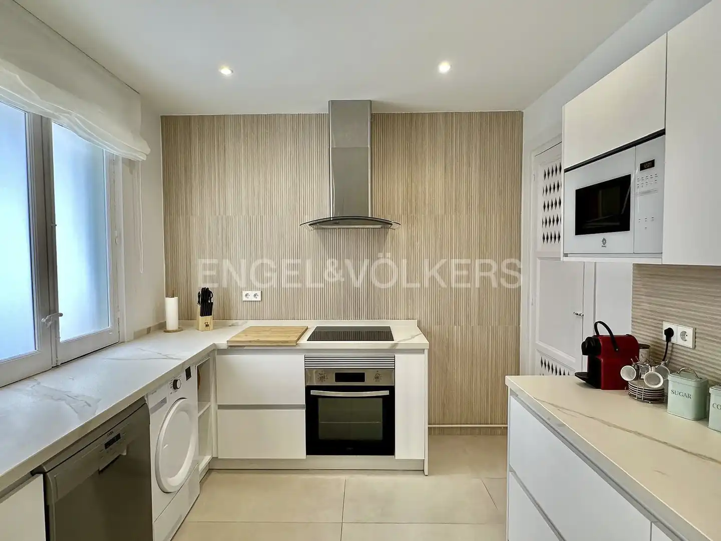 Cocina de Piso de alquiler en Madrid con Aire acondicionado, Calefacción y Amueblado