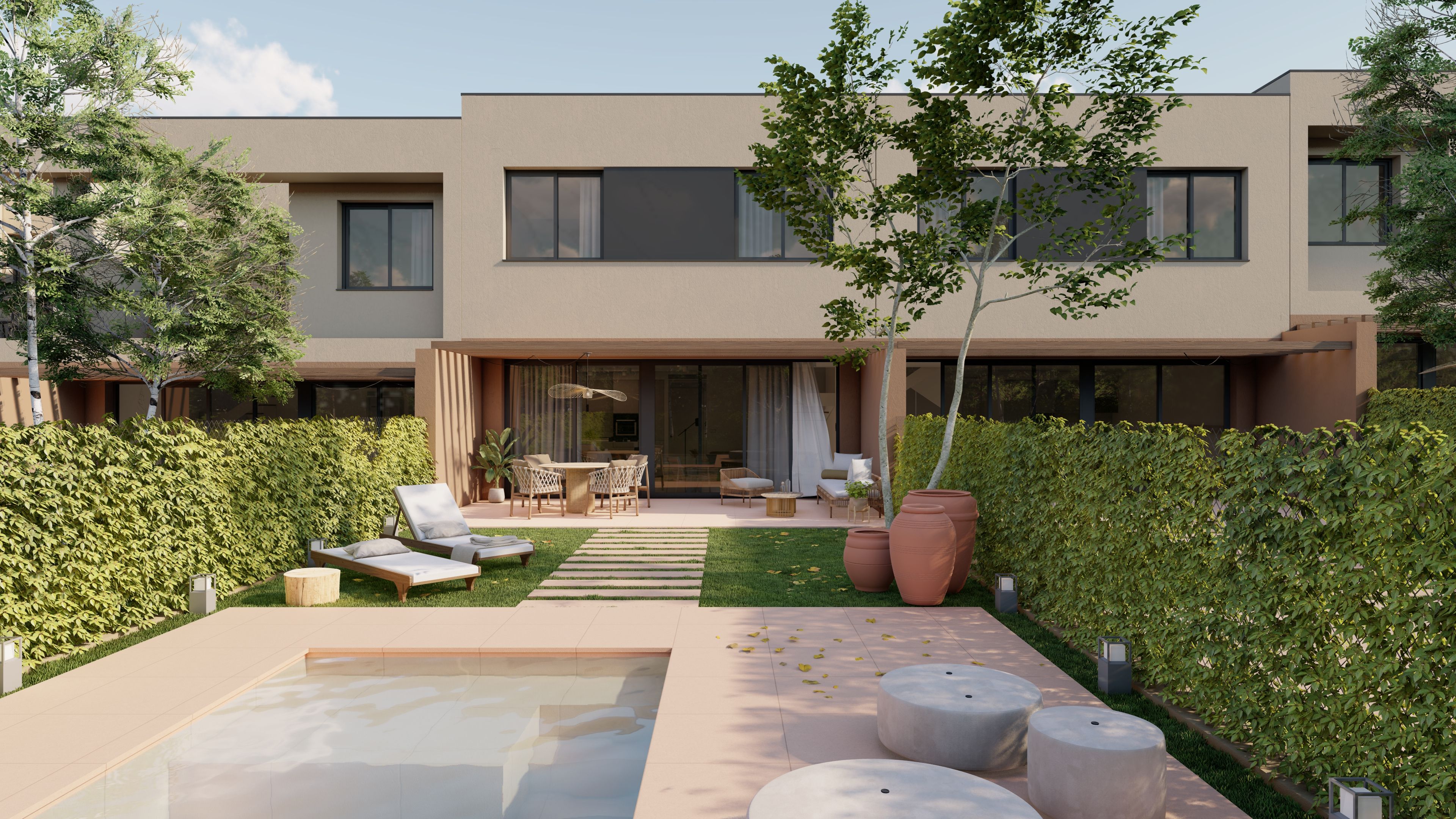 Terrassa de Pis en venda en El Vendrell amb Aire condicionat, Jardí privat i Piscina