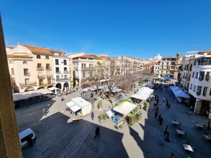 Vista exterior de Pis en venda en Plasencia amb Aire condicionat, Calefacció i Jardí privat