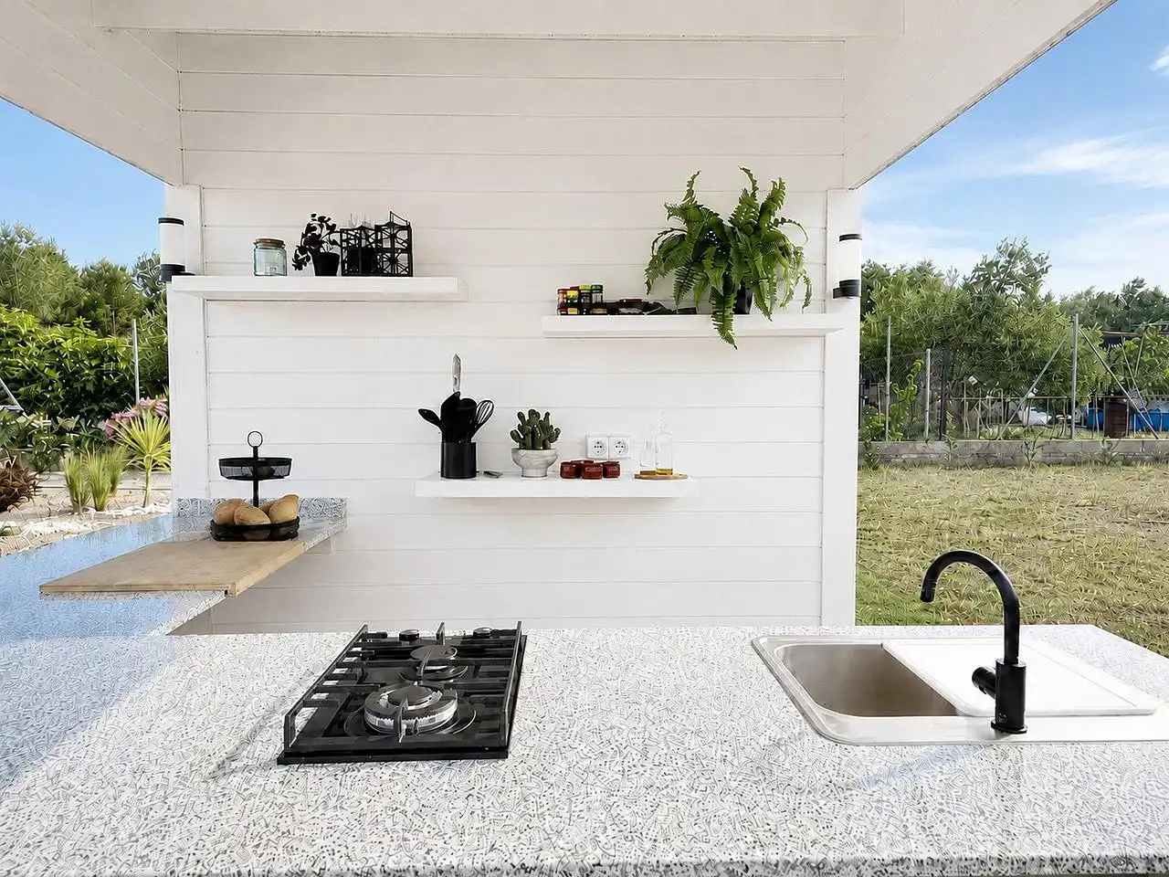 Cocina de Finca rústica en venta en Ulldecona con Jardín privado, Terraza y Piscina