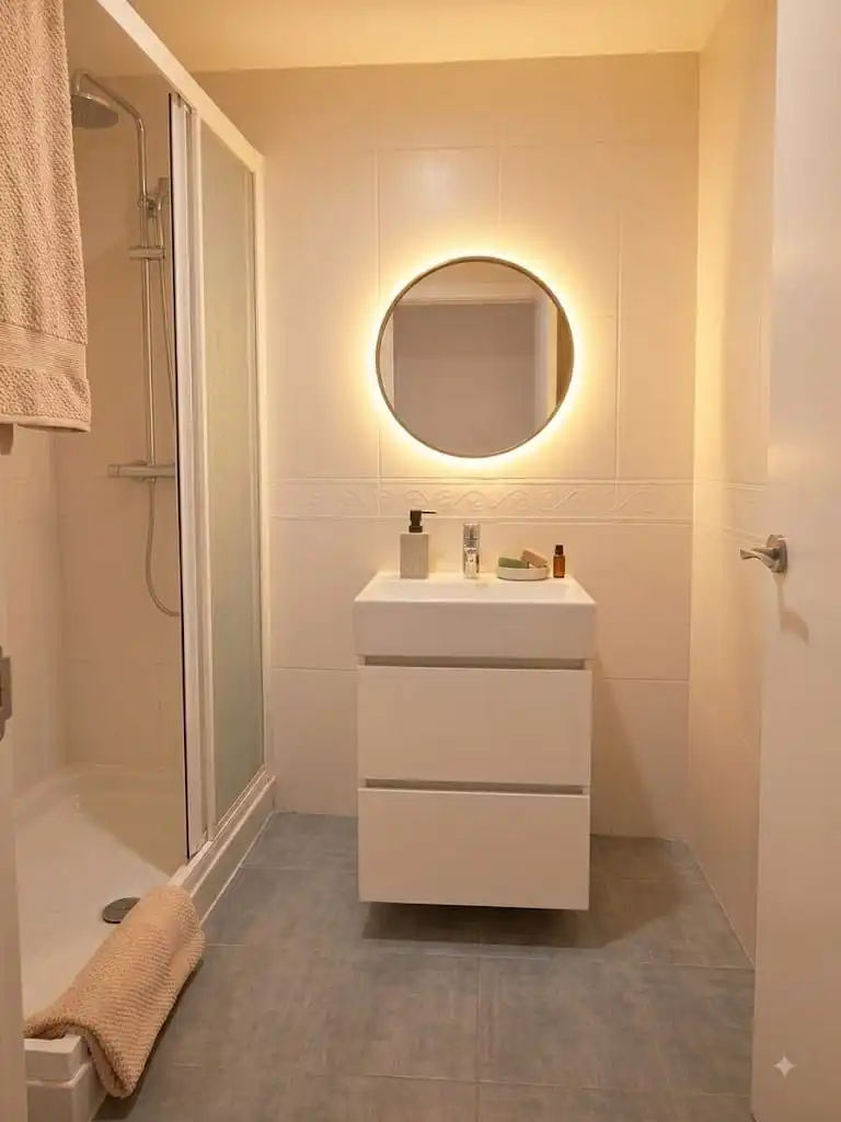 Badezimmer von Wohnung zur Miete in Alicante / Alacant mit Klimaanlage, Heizung und Terrasse