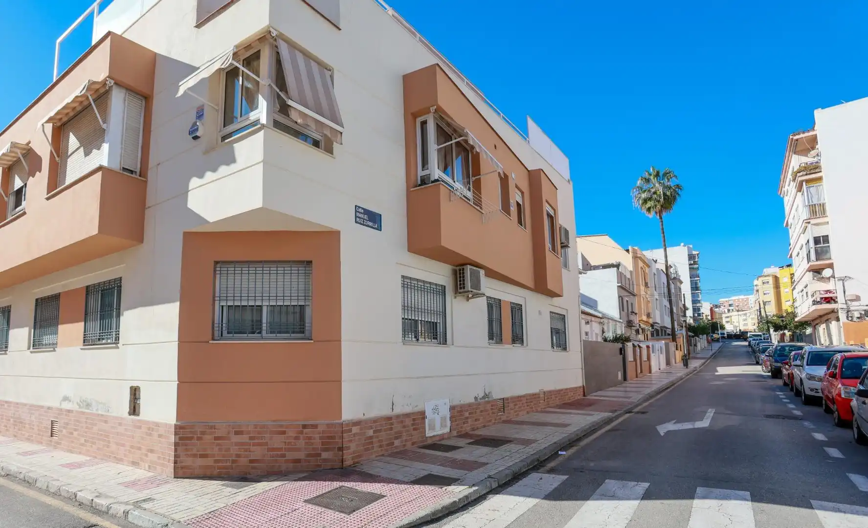 Vista exterior de Planta baja en venta en Málaga con Aire acondicionado, Calefacción y Alarma