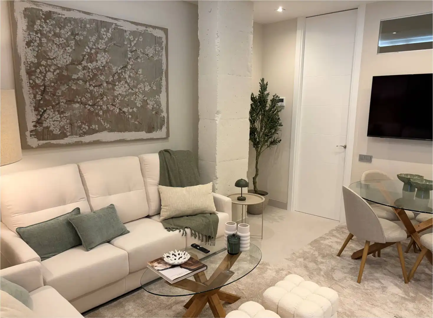 Wohnzimmer von Wohnungen zum Verkauf in Madrid mit Klimaanlage, Heizung und Ofen