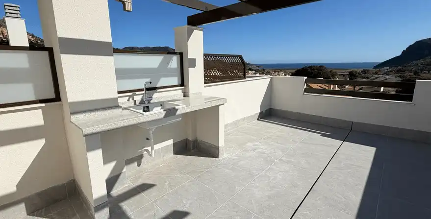Terraza de Casa adosada en venta en La Unión con Aire acondicionado, Terraza y Piscina