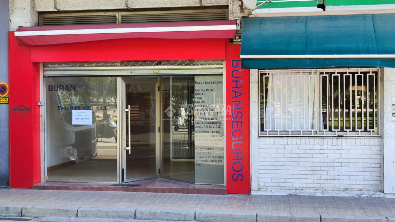 Vista exterior de Local de lloguer en  Zaragoza Capital amb Aire condicionat i Calefacció