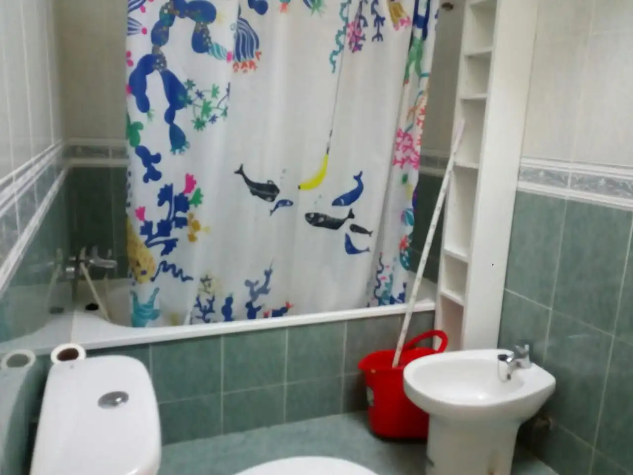 Badezimmer von Wohnung zur Miete in Jarandilla de la Vera mit Klimaanlage und Terrasse