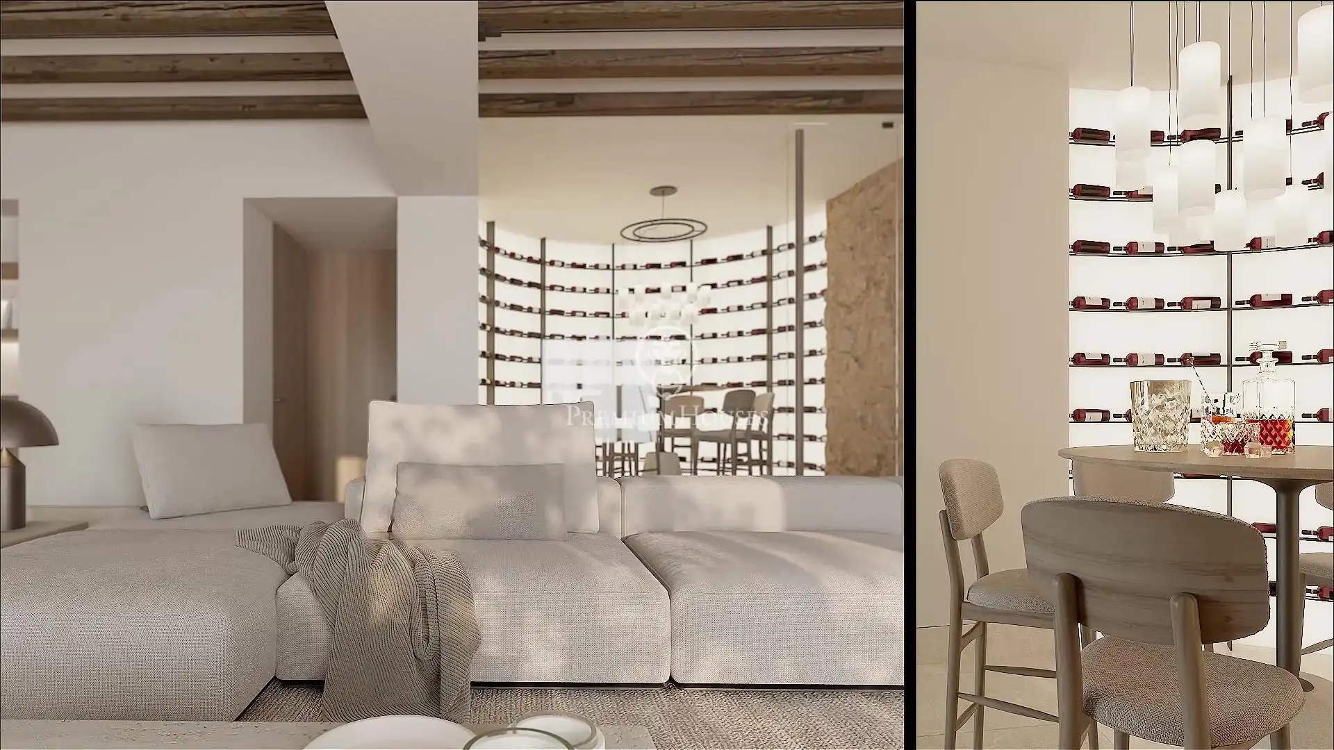Sala d'estar de Finca rústica en venda en Esplugues de Llobregat amb Aire condicionat, Jardí privat i Terrassa