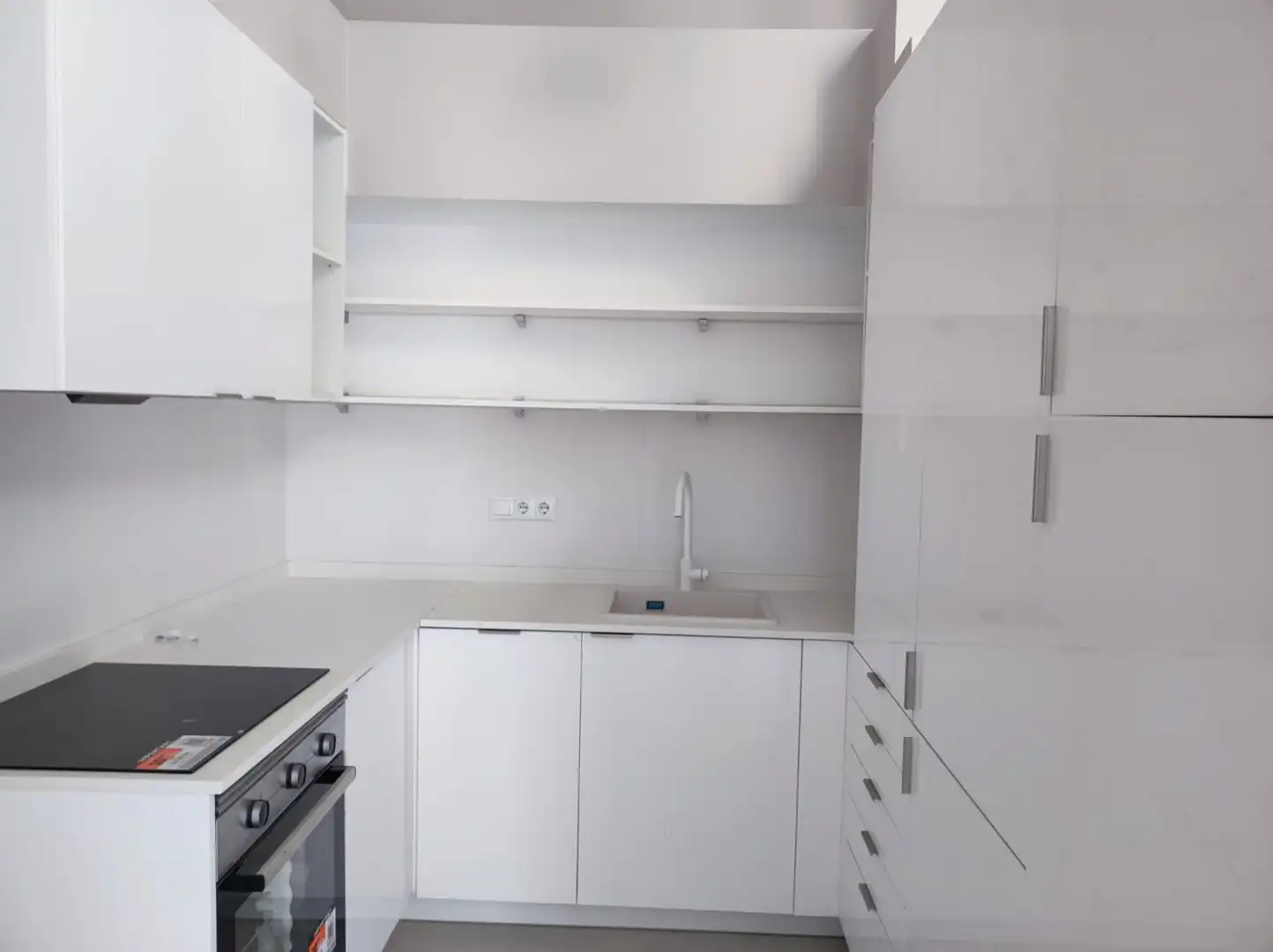 Küche von Wohnung zur Miete in Málaga mit Klimaanlage, Heizung und Ofen