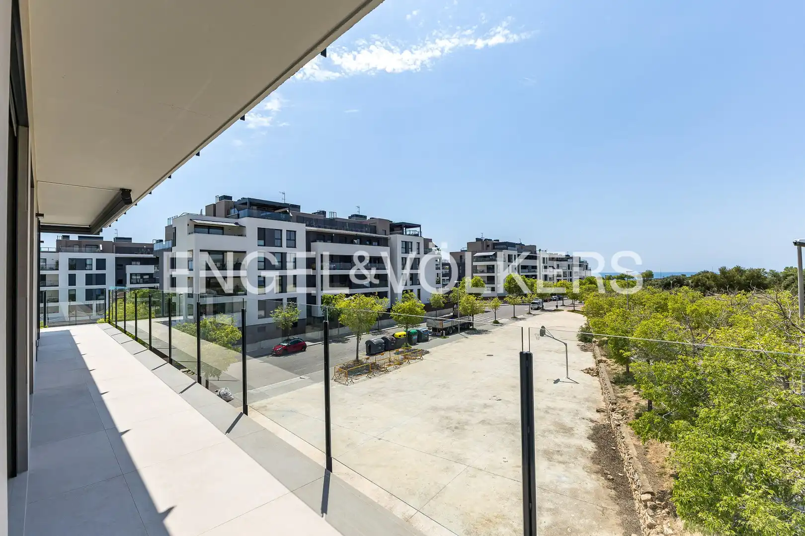 Terrace of Flat for rent in Vilanova i la Geltrú  with Air Conditioner, Heating and Terrace