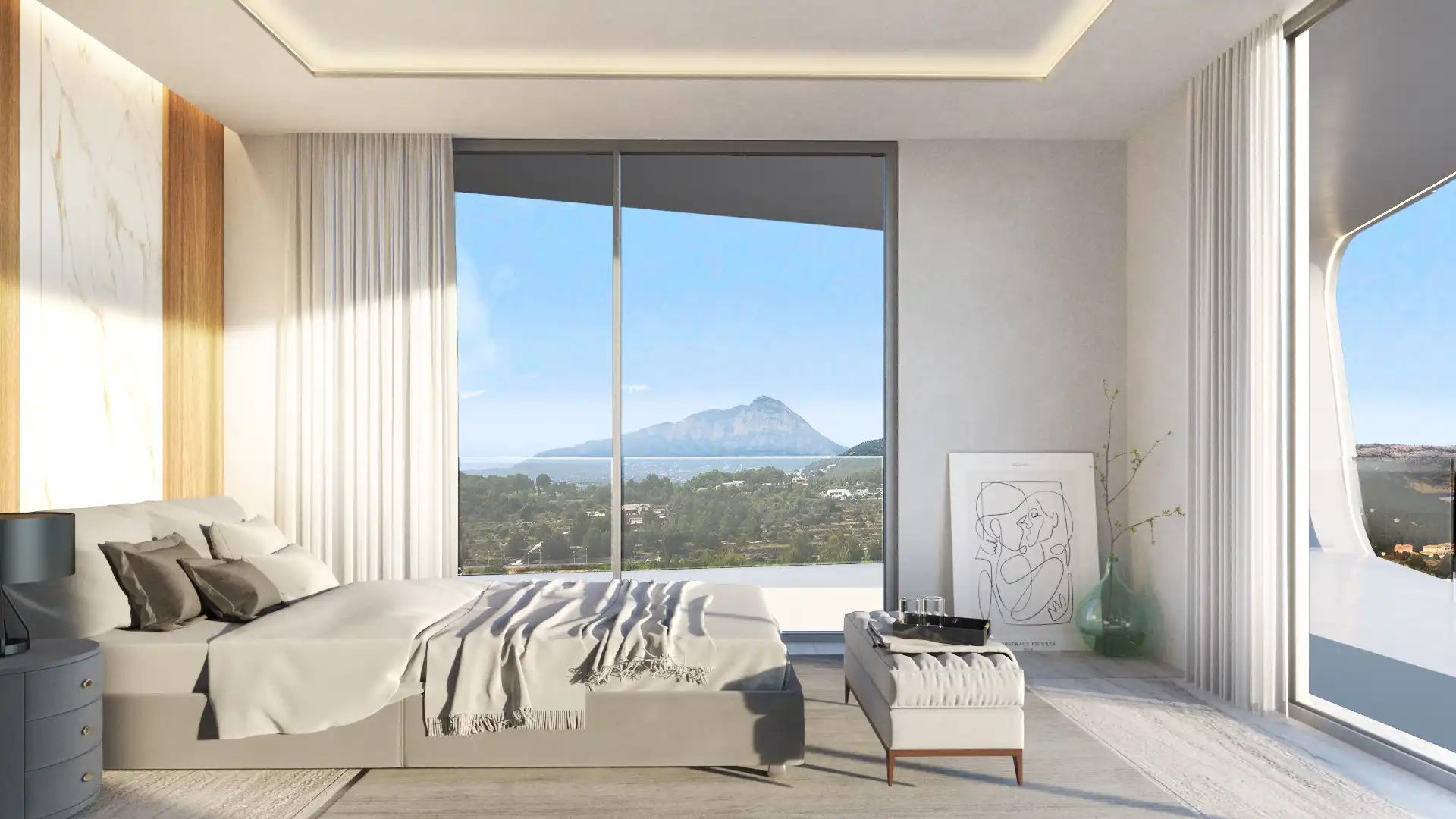 Bedroom of Houses for sale in Jávea / Xàbia  with Air Conditioner, Heating and Private garden