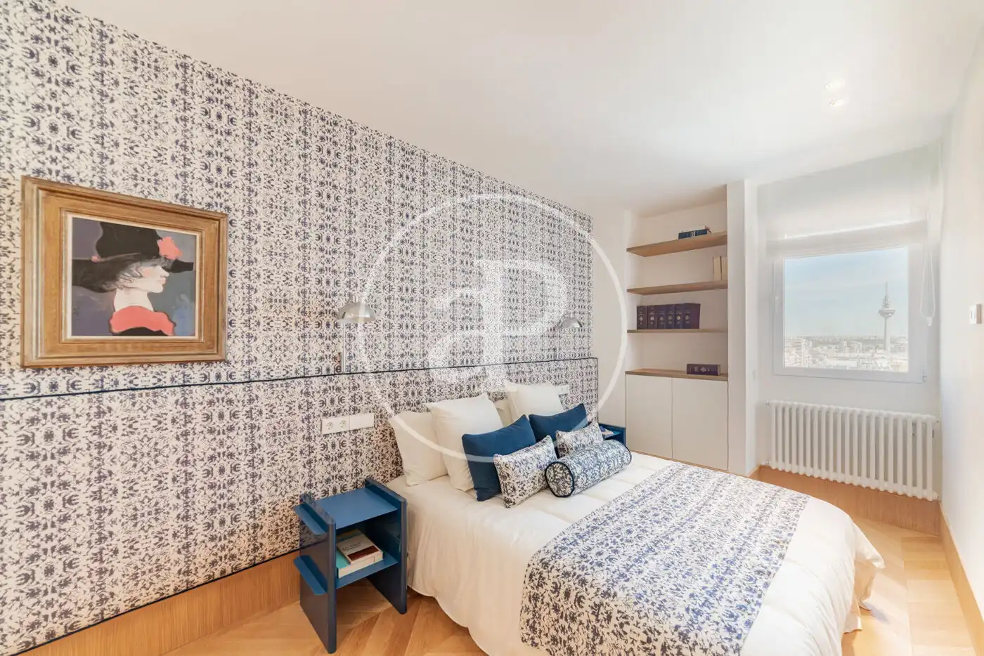 Schlafzimmer von Wohnung zum Verkauf in Madrid mit Klimaanlage, Heizung und Terrasse