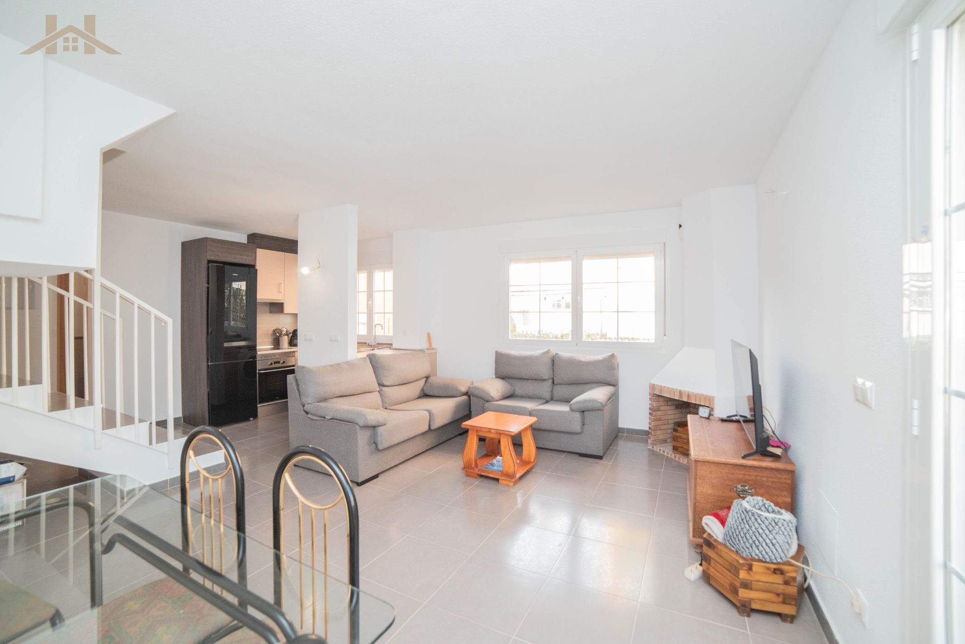 Living room of Duplex for sale in Cadalso de los Vidrios  with Heating, Terrace and Community pool