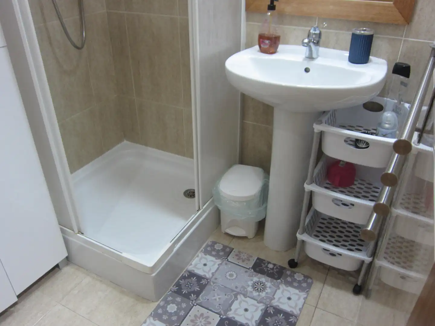Baño de Apartamento de alquiler en Moncofa con Terraza, Amueblado y Piscina comunitaria