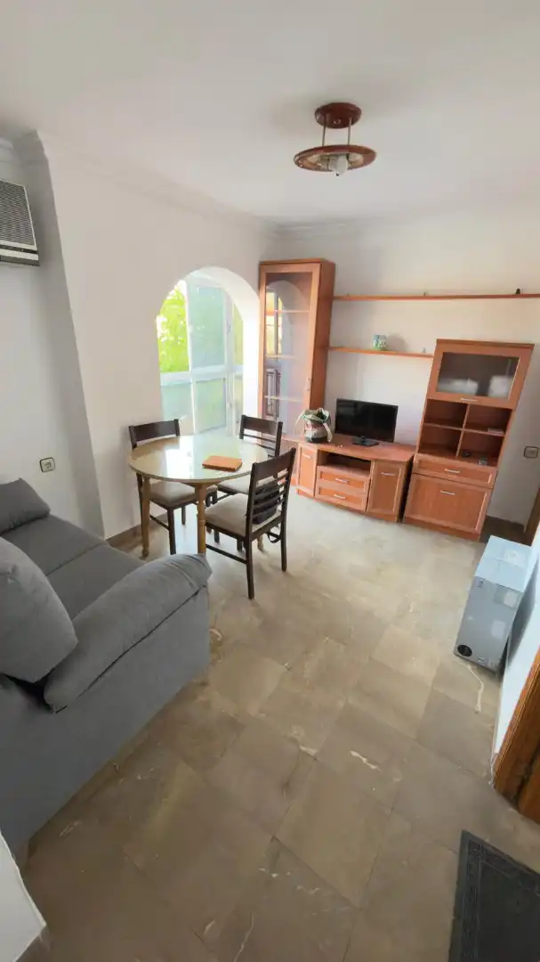 Living room of Flat for rent in Granada  with Air Conditioner, Furnished and Oven
