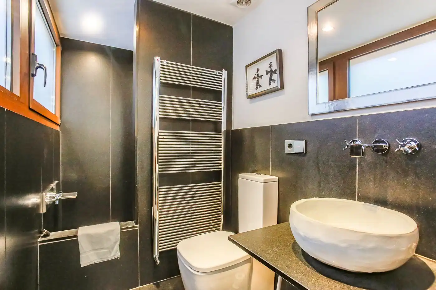 Bathroom of Country homes for sale in Montagut i Oix  with Private garden, Terrace and Swimming Pool