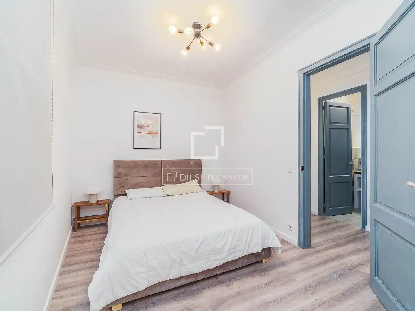 Schlafzimmer von Wohnung zur Miete in Barcelona mit Klimaanlage, Terrasse und Möbliert