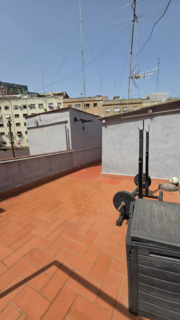 Terrassa de Casa adosada en venda en Barcelona amb Aire condicionat, Jardí privat i Terrassa