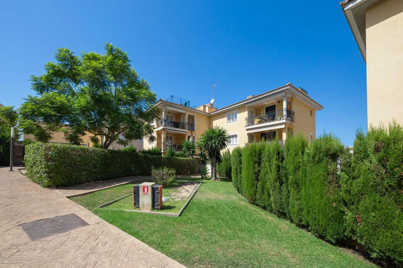 Exterior view of Flat for sale in Llucmajor  with Air Conditioner, Heating and Private garden