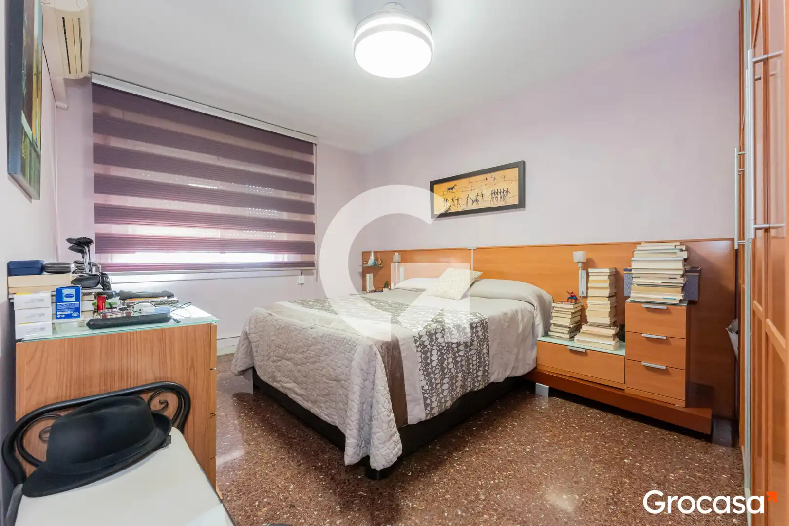 Bedroom of Flat for sale in Cornellà de Llobregat  with Air Conditioner, Heating and Balcony
