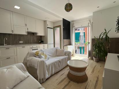 Bedroom of Flat for sale in  Barcelona Capital  with Parquet flooring and Balcony