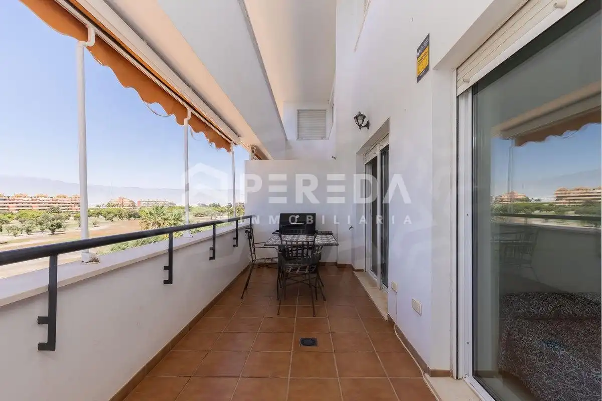 Terrace of Apartments for sale in Roquetas de Mar  with Air Conditioner, Private garden and Terrace